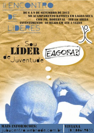 Prepare-se...está chegando o II Encontro de Líderes da JUBACENTRO!!!